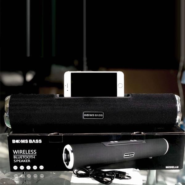 Caixa de som portatil Bluetooth Boom Bass L6