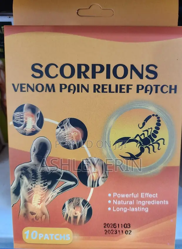 Scorpions venom pain relief patche