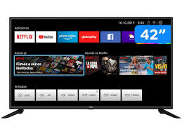 Smart TV 42” Full LED Klixun Ultra Fina